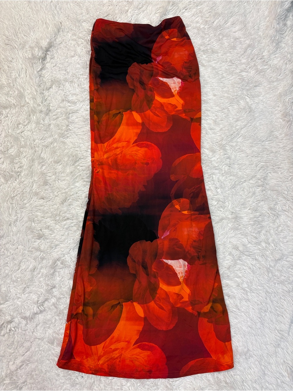 White Fox Sweet Salutations Maxi Skirt Ember - Picture 2 of 4